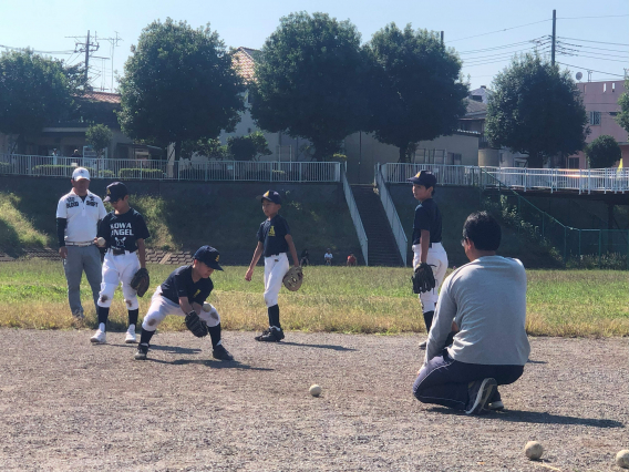 【今日のエンジェル】びくに公園練習